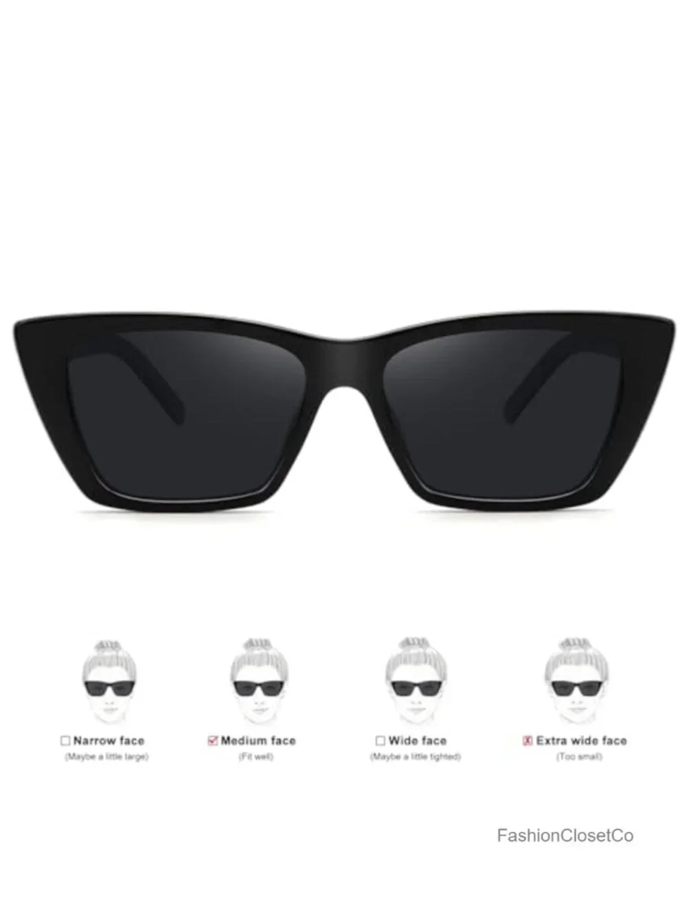 Vintage Cat Eye Polarized Sunglasses for Women UV400 Protection